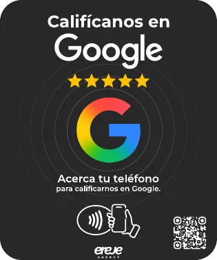 Placa genérica de reseñas de Google