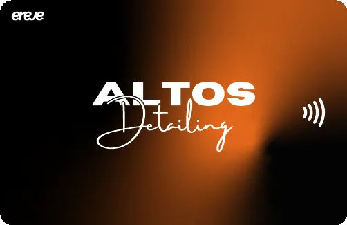 Tarjeta NFC de Altos Detailing