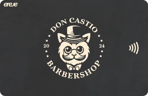 Tarjeta NFC de Don Castio Barbershop